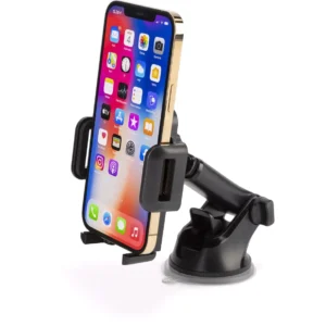 Mobilholder med arm og sugekop